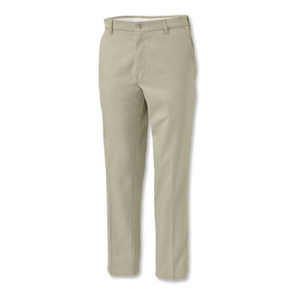 🎉HP 🎉 Men's Aramark Flat Front Pants Tan 40 x 32 - Picture 3 of 5